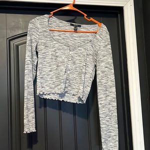 Grey top long sleeve